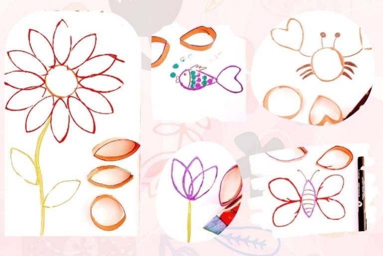 Printmaking Craft With Cardboard Tubes Printmaking With Cardboard Tubes