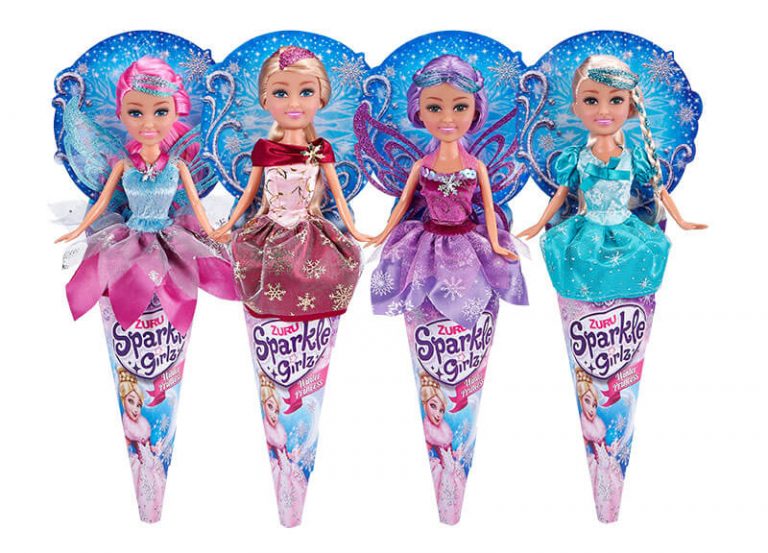 Sparkle Girlz Princess Sparkle Cone Dolls - Toy Review