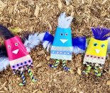 Cardbord Tube Crafts - Colourful Chicken