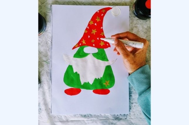 Elf and Make a Christmas Card 14