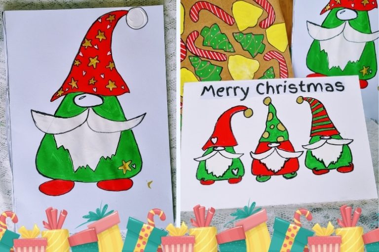 _How to Make an Elf Christmas Card