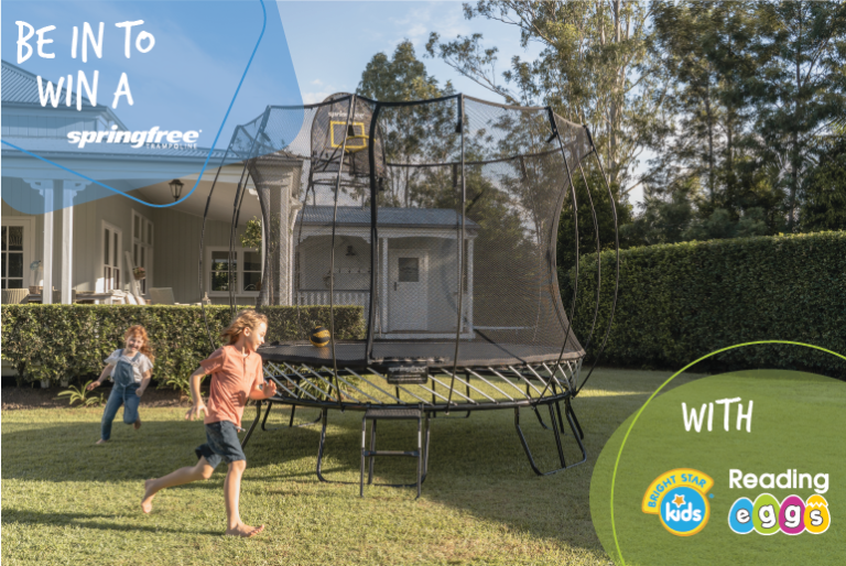CLOSED – WIN with Springfree Trampoline, Reading Eggs and Bright Star Kids! Springfree and Reading Eggs