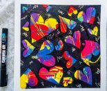 Heart art love lette