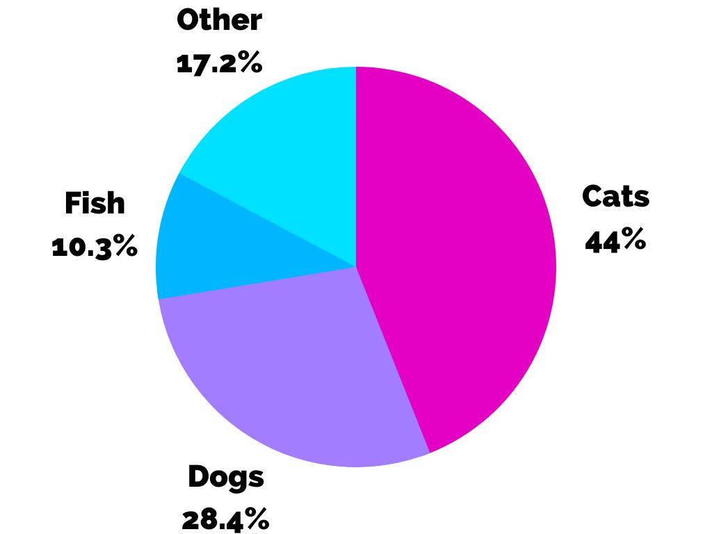New Zealand pet owners-percentage of pets