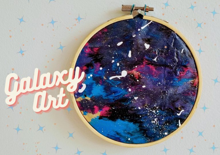 ‘Fold and Squish’ Galaxy Art for Kids Galaxy Art for Kids