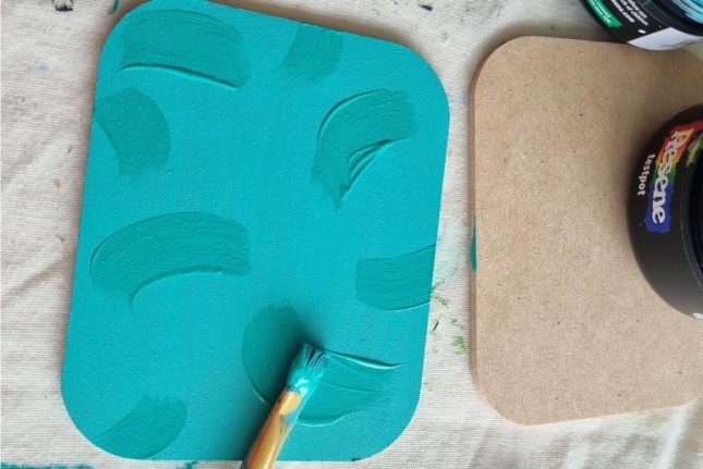 DIY Painted Coasters-background
