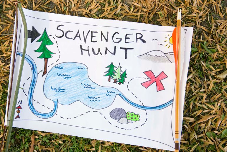 15 Fun Party Games for 8 to 12 year olds-Scavenger hunt