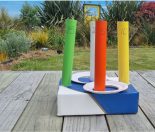 Cardboard Roll DIY Ring Toss Game