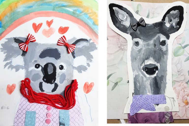 Animal Portraits Grey Value Scale Art Project Animal portraits