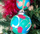Christmas DIY Painted Baubles