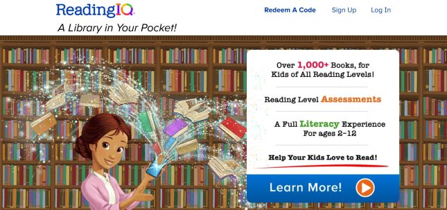 Best educational websites for kids-Reading IQ