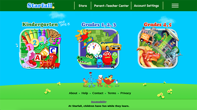 Starfall-Best educational websites for kids