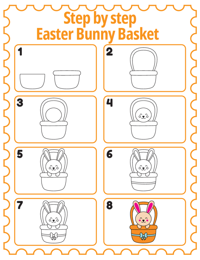 Easter Bunny Drawing Tutorial